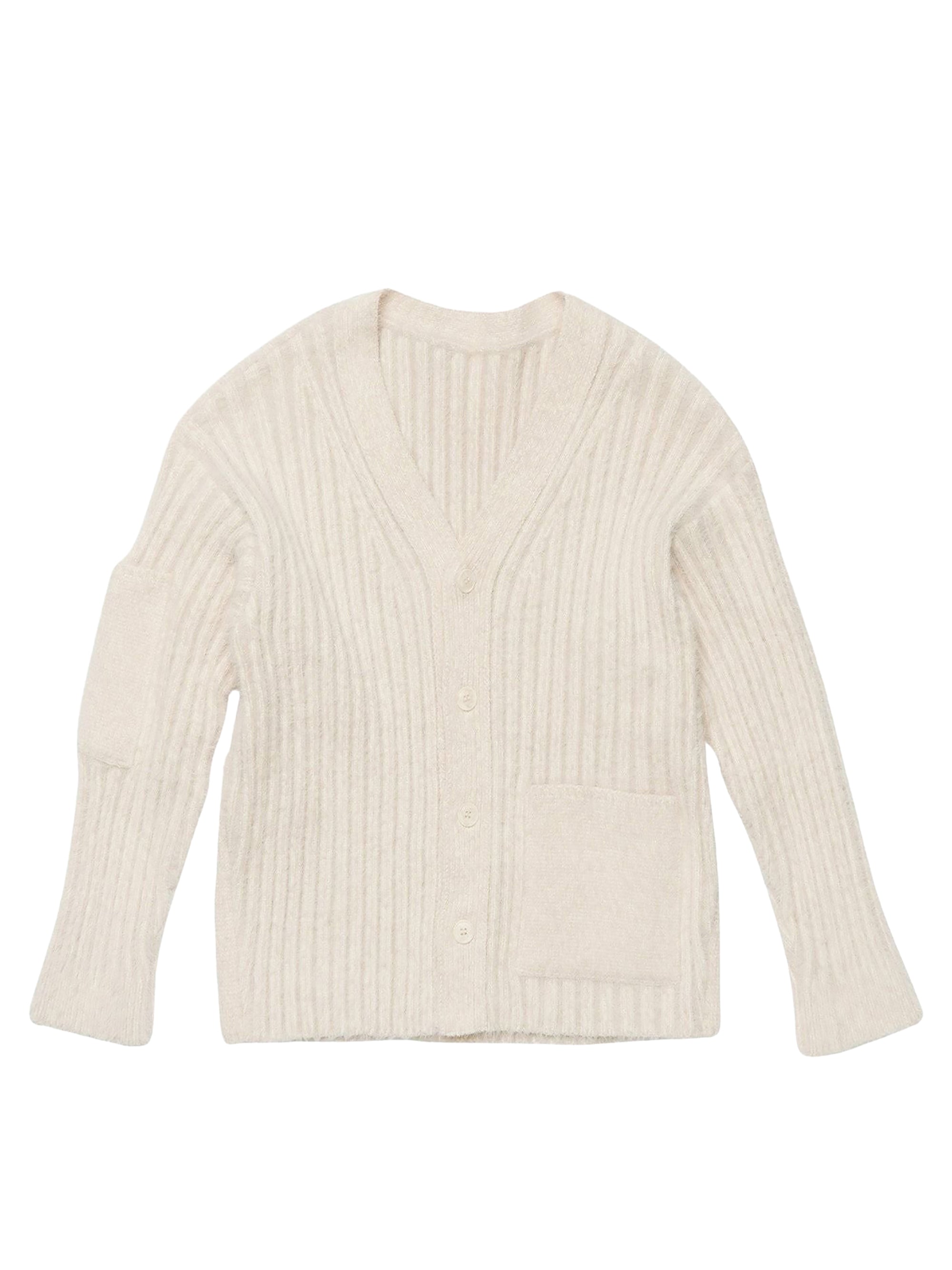 Cardigan Neve à col v - Off White