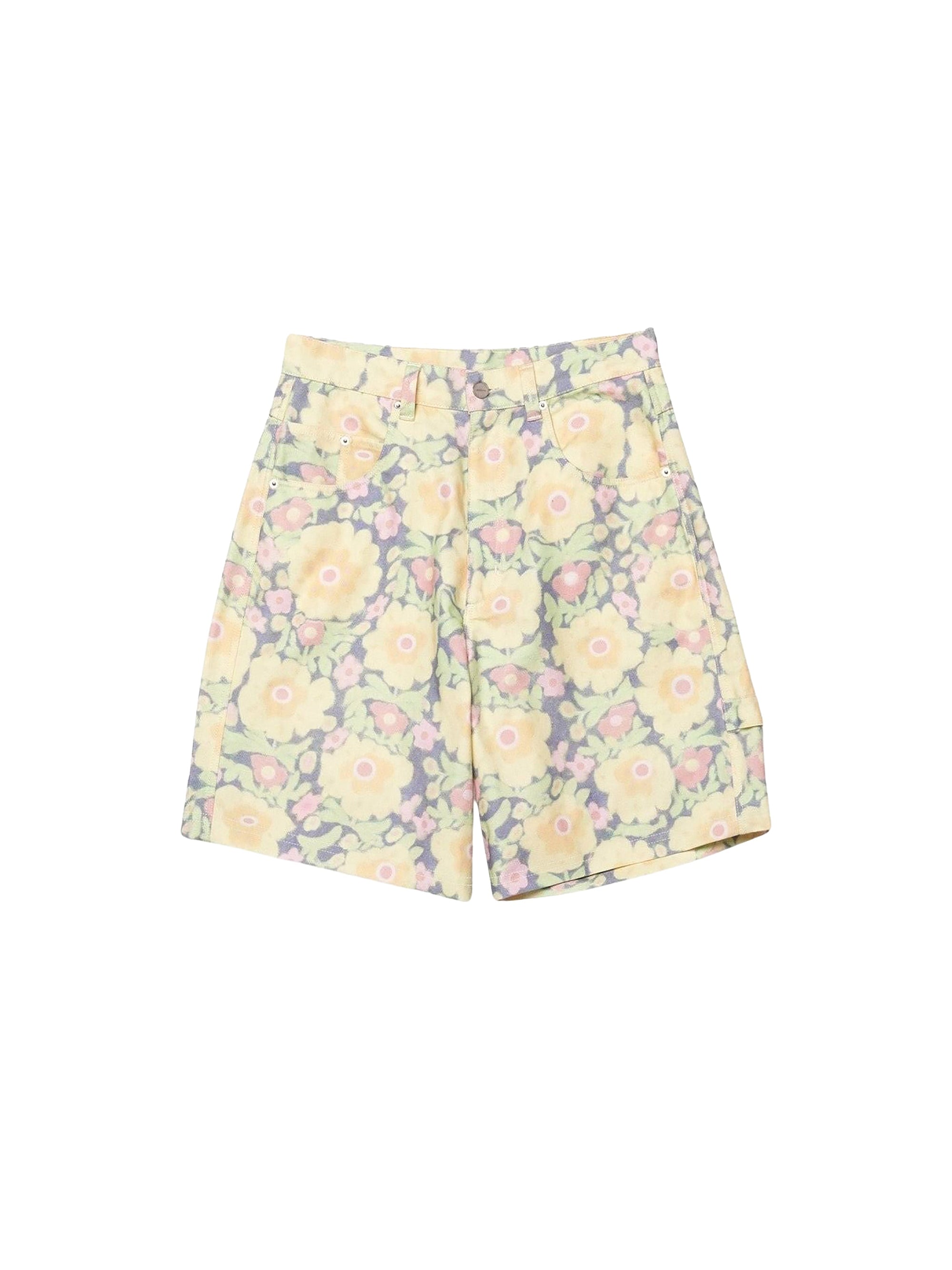 PRINT YELLOW FLOWERS LE SHORT PANNI