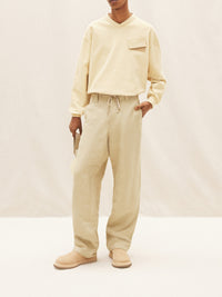 Pantalon Taiolo en lin - Beige