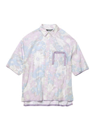 Chemise Cabri manches coudes à logo - Faded Flowers