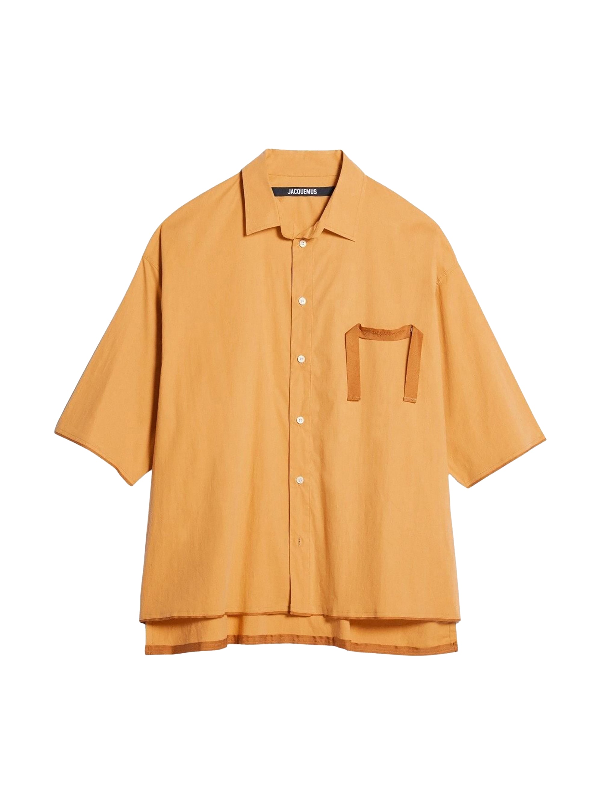 Chemise Cabri à manches 3/4 et gros-grain logo - Yellow