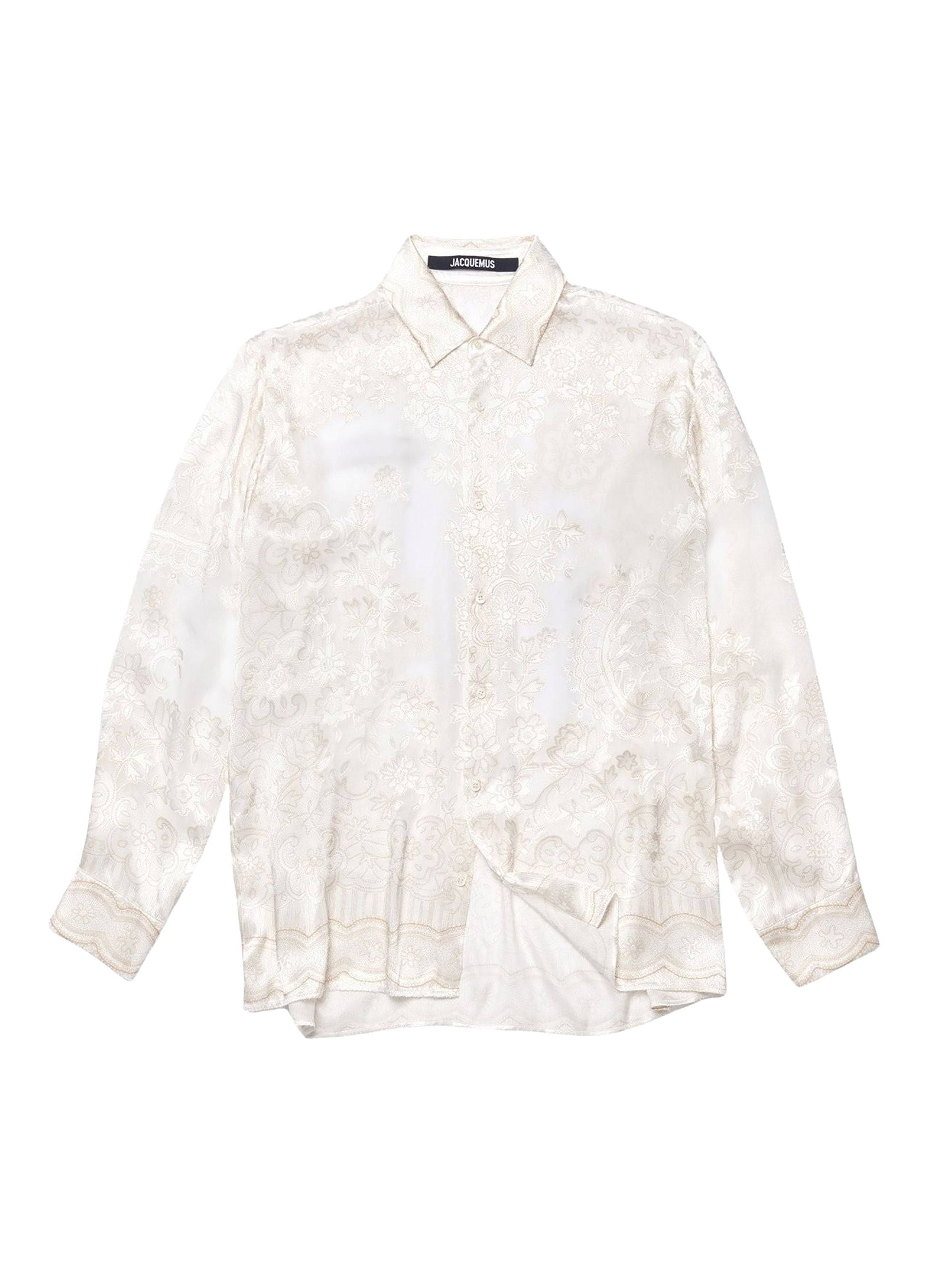 Chemise Tombolo - White & Beige Embroidery