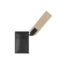 Porte-cartes Nastrinu en cuir - Black