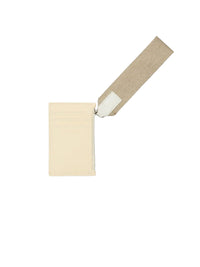 Porte-cartes Nastrinu en cuir - Ivory
