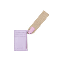 Porte-cartes Nastrinu en cuir - Lilac