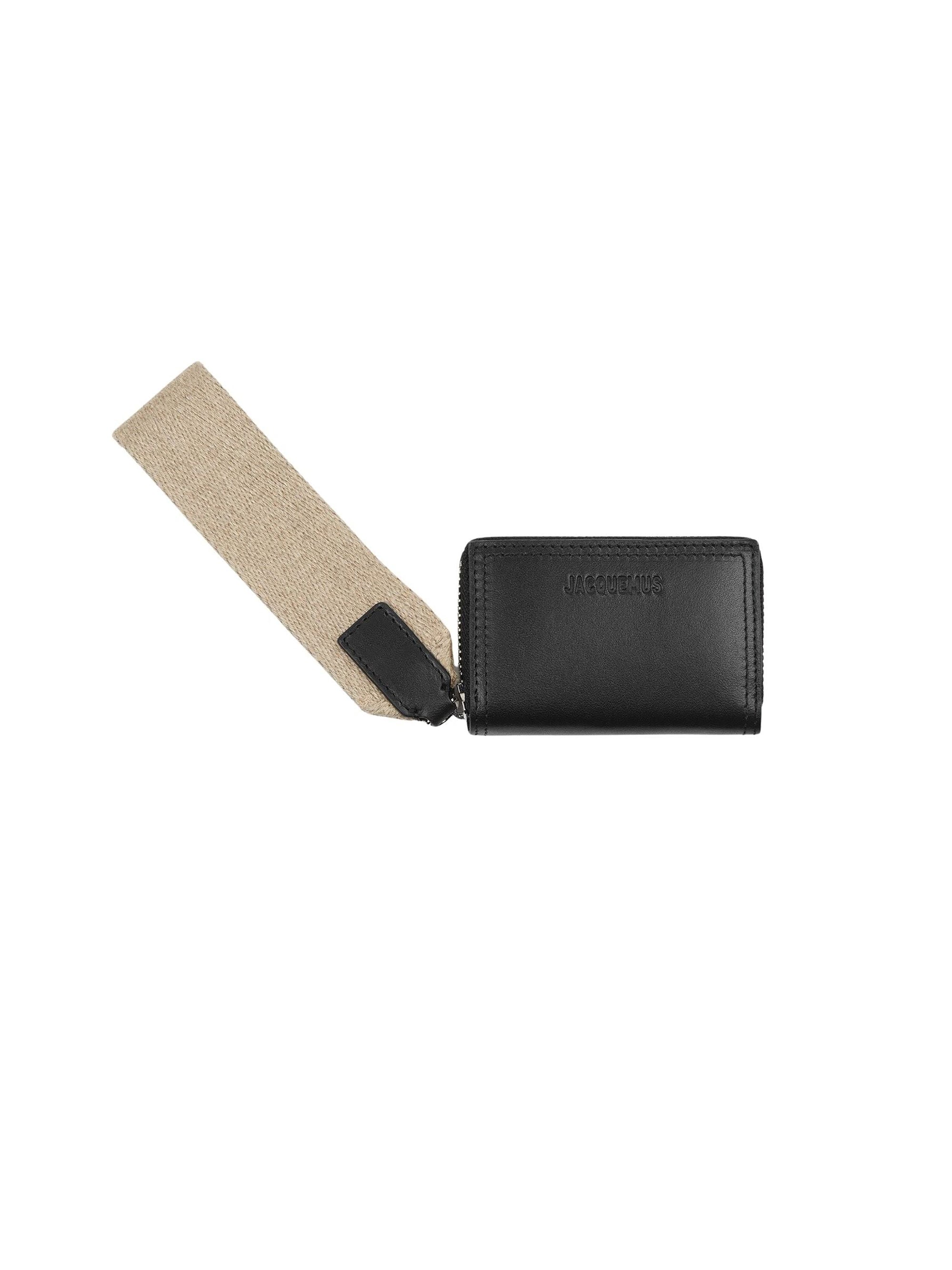Porte Rectangle en cuir - Black