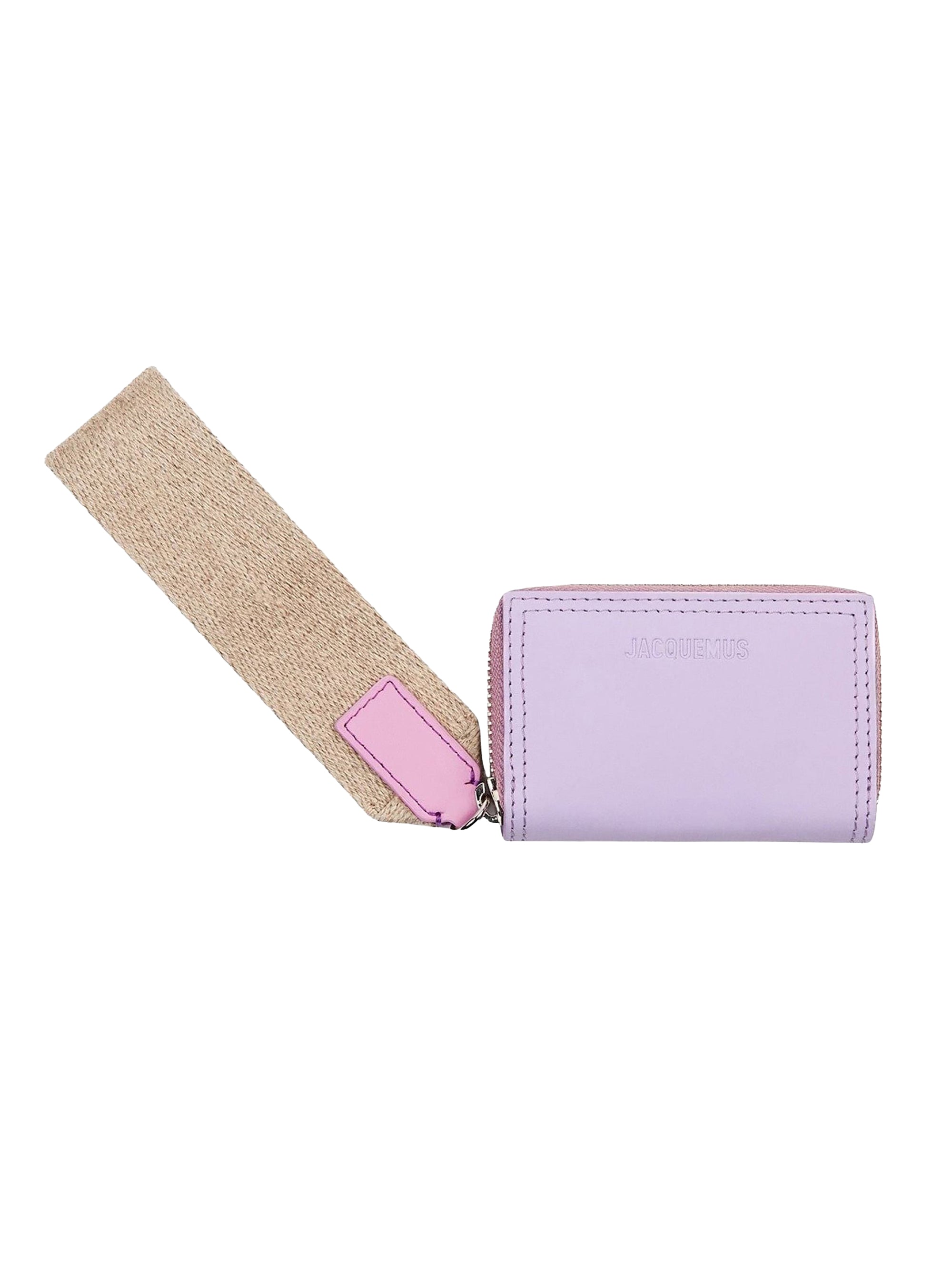 Portefeuille Rectangle en cuir - Lilac