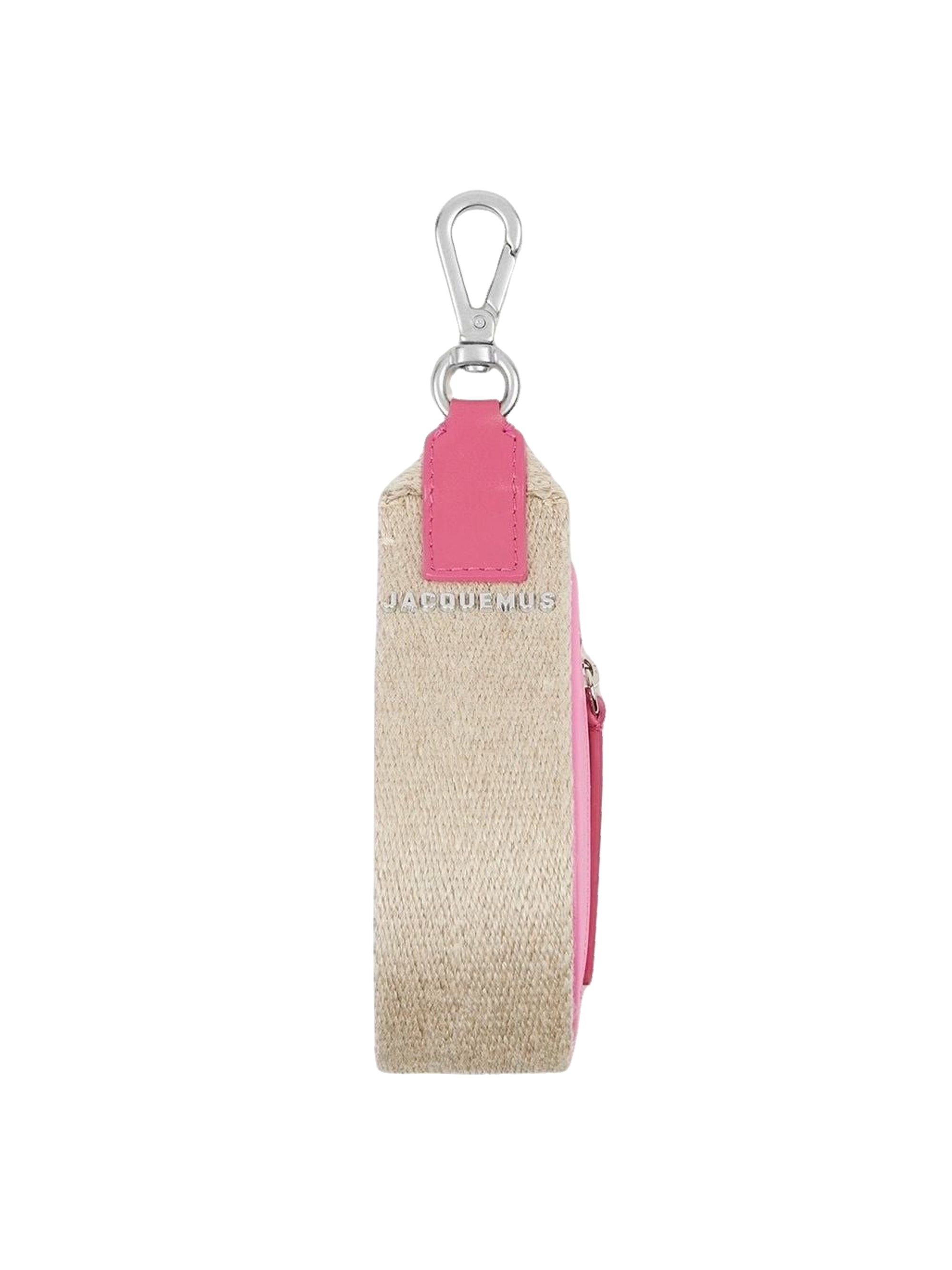 Peru en cuir à poche zippée - Pink