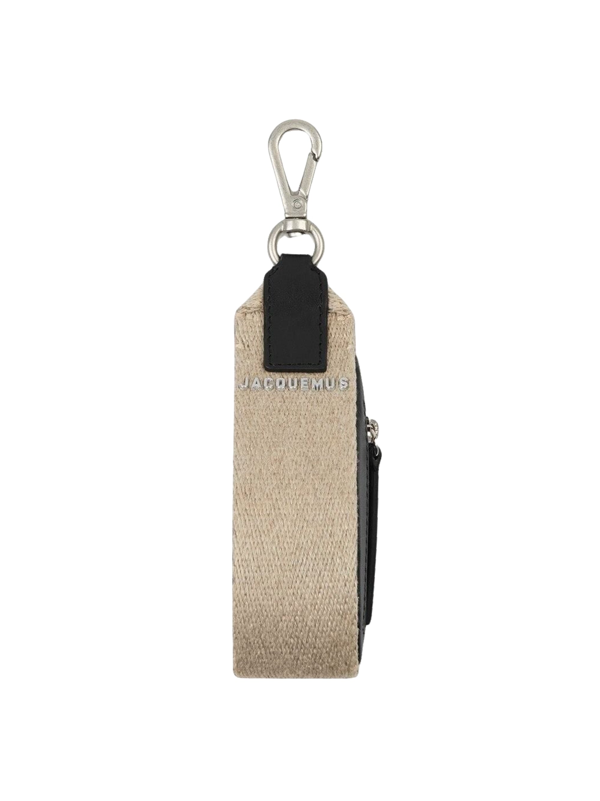 Peru en cuir à poche zippée - Black