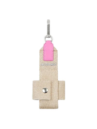 Porte Grain en cuir - Pink