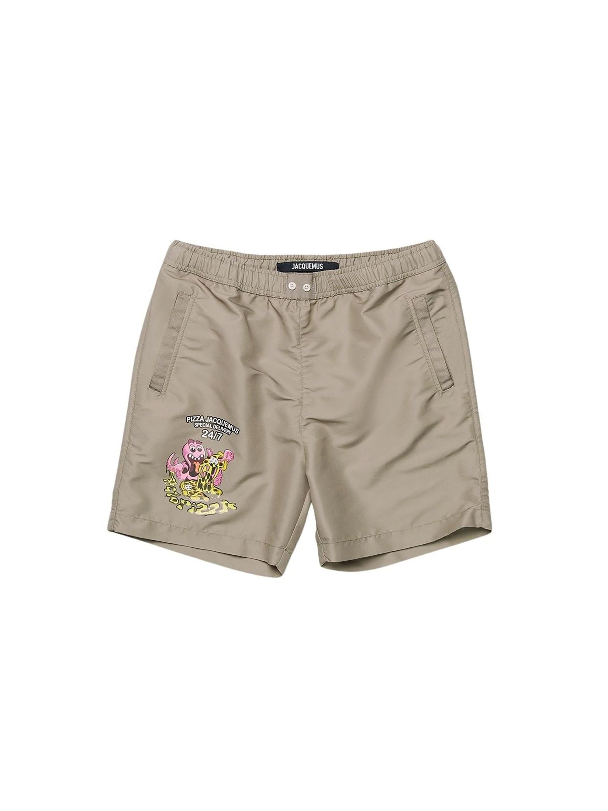 Short de Bain Gros Gra - Print Octopizza Khaki