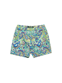 Short de Bain Gros Gra - Print Purple Paisley