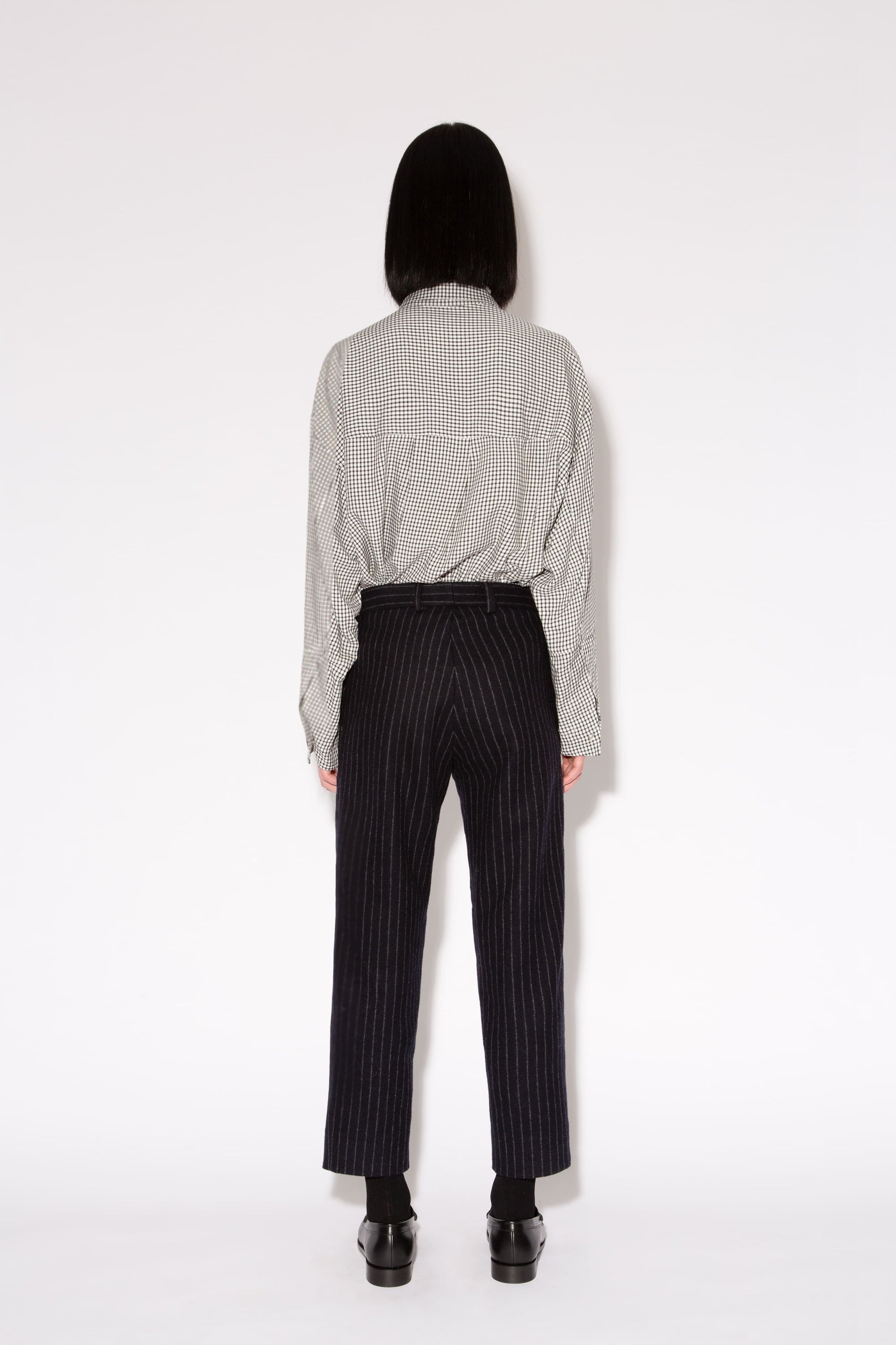 Pantalon Janet Savile Row en laine - Stripes