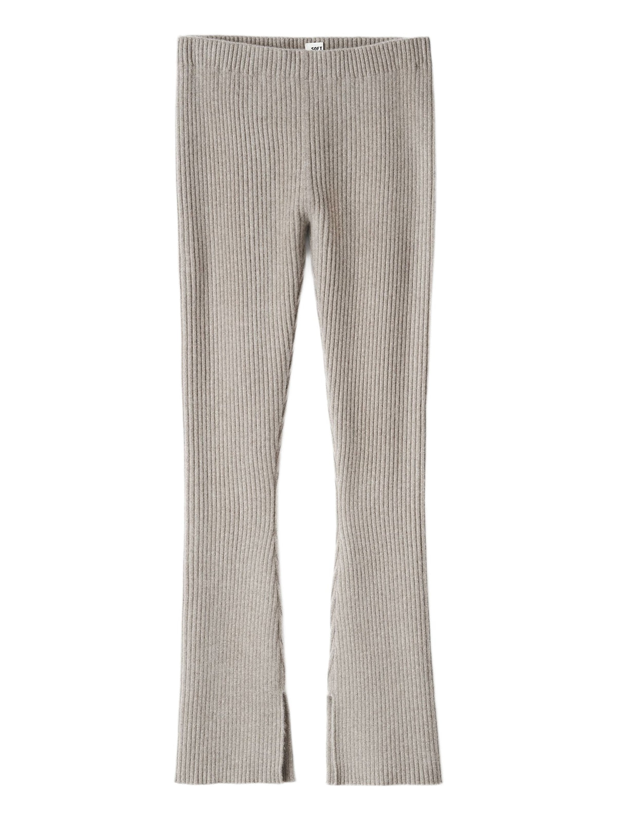 Legging côtelé en cachemire - Gris