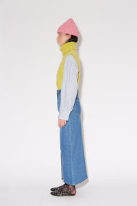 Pull Sans Manches en laine mélangée - Citron