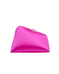 Pochette Midnight en satin - Fuchsia
