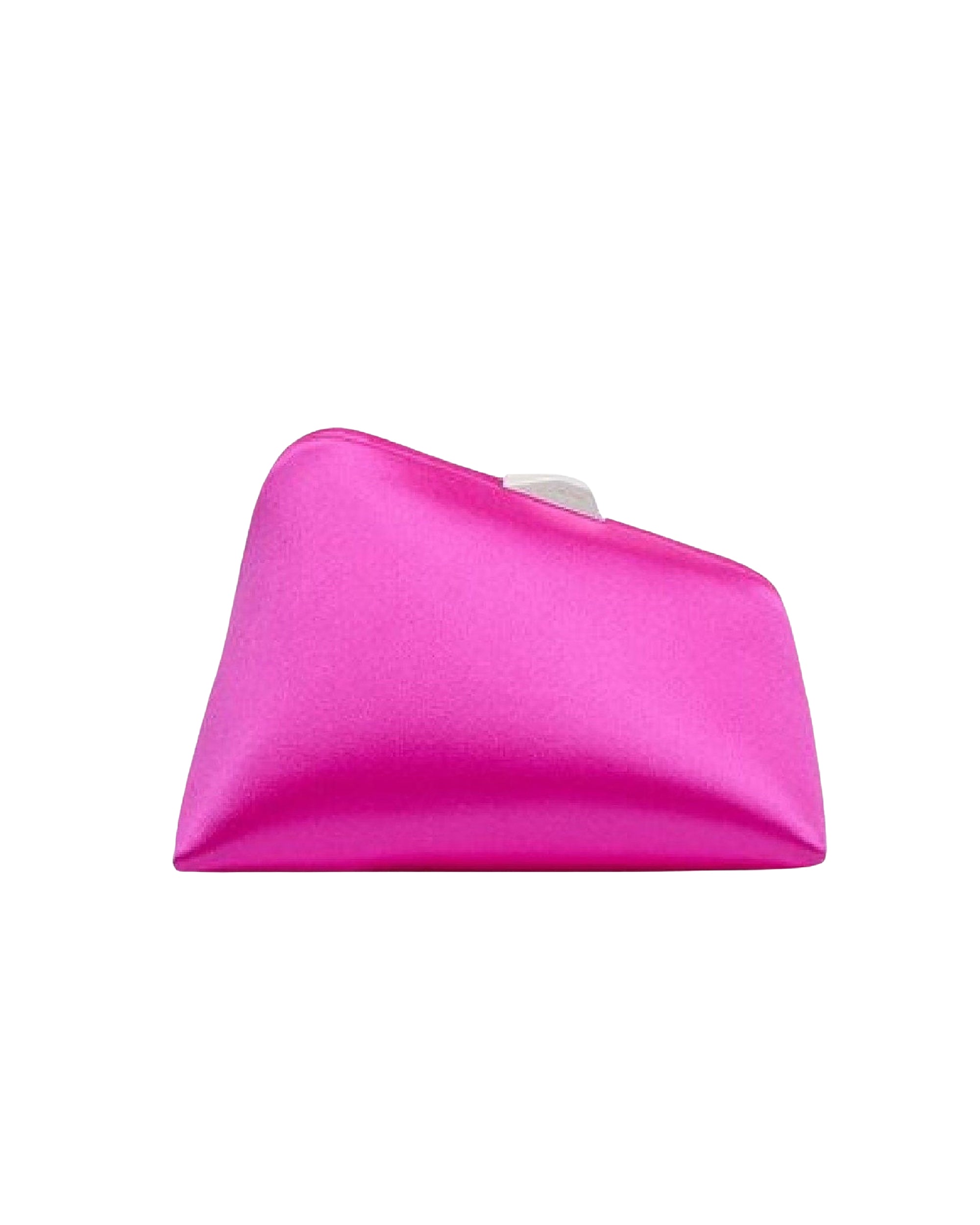 Pochette Midnight en satin - Fuchsia
