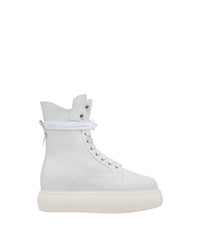 Bottes 60 à plateforme en cuir - White
