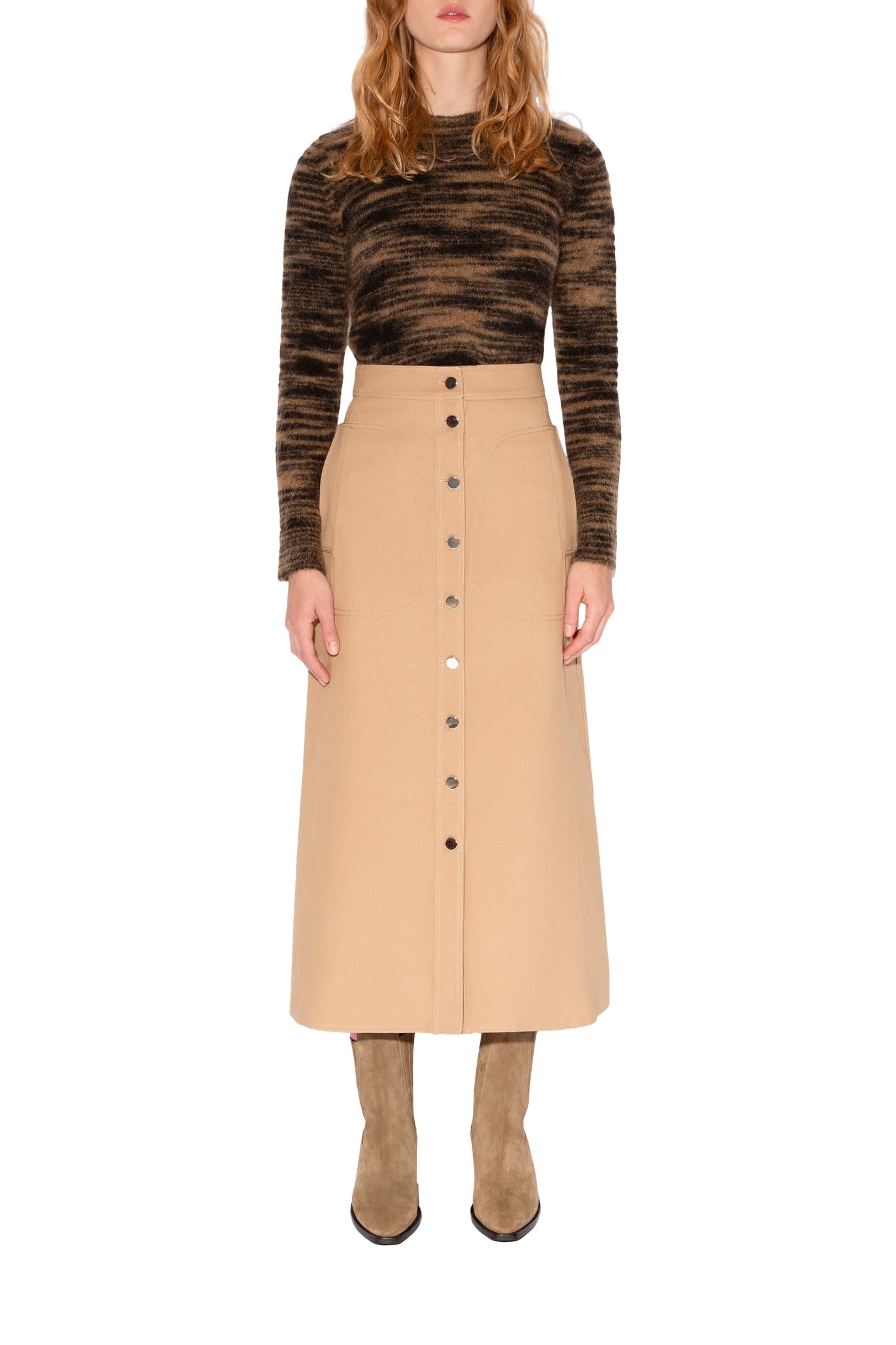 Jupe Simona Skater - Beige