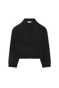 Screen Casting waistcoat in wool - Charcoal