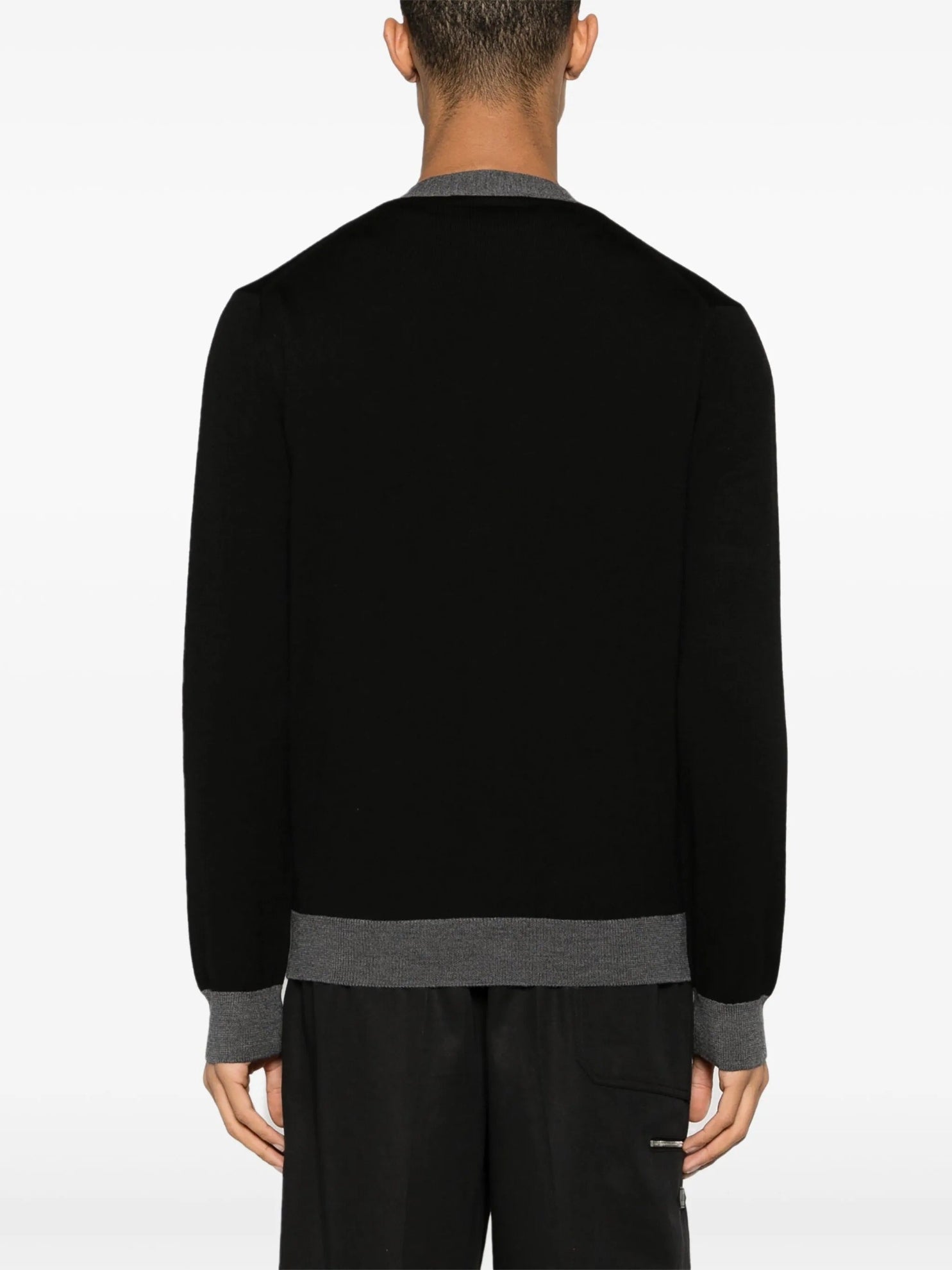 Cardigan Baby Fox en laine - Black