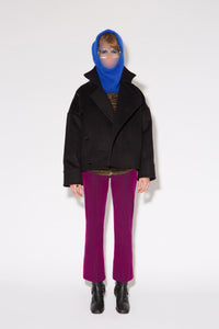 Manteau court Craig Luxe en laine - Noir