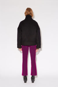 Manteau court Craig Luxe en laine - Noir