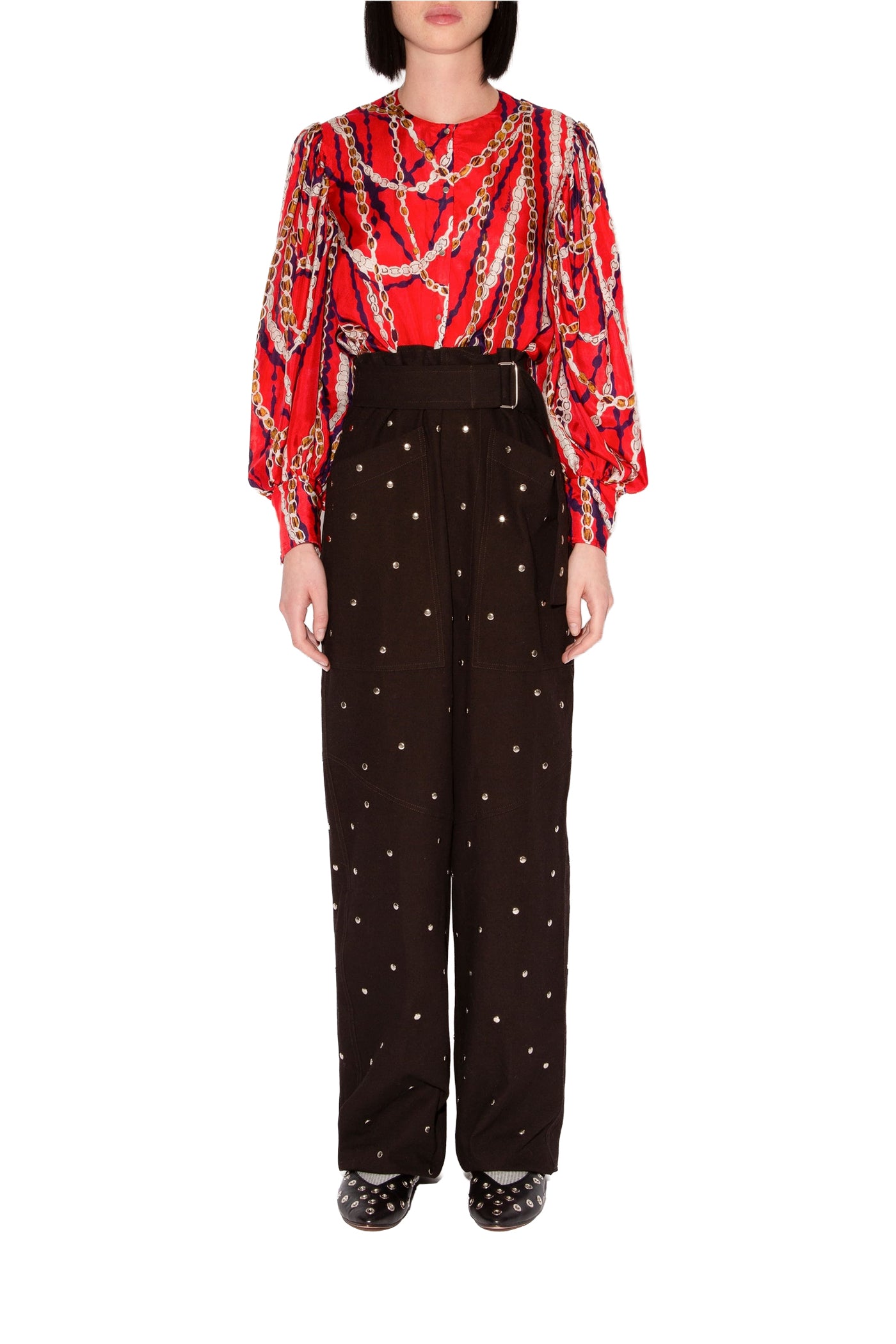 Pantalon Unnie Studs Marmont - Charbon
