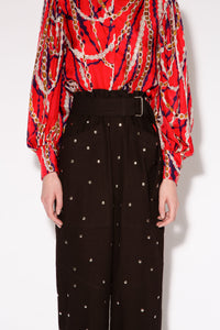 Pantalon Unnie Studs Marmont - Charbon