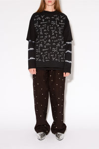 Pantalon Unnie Studs Marmont - Charbon