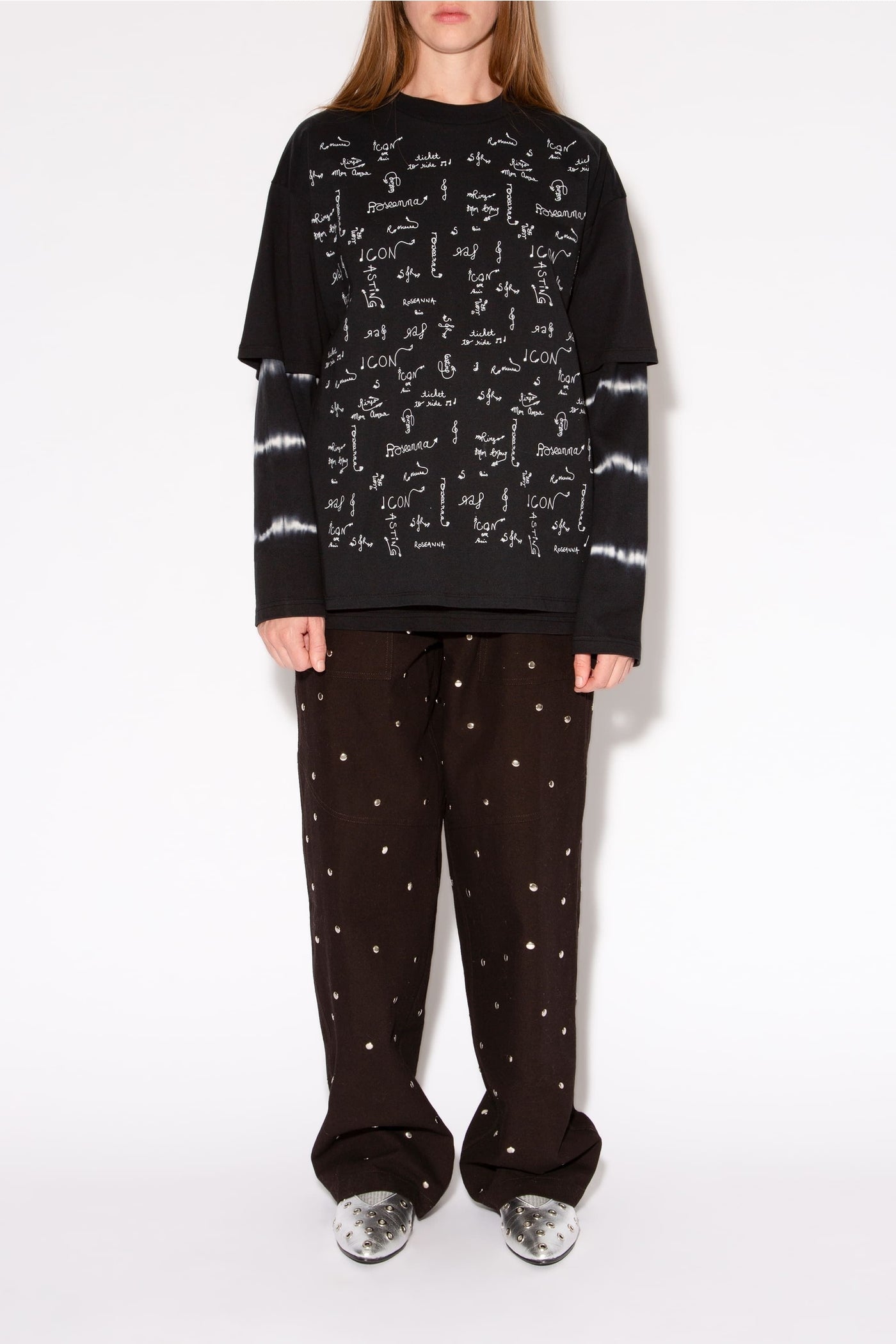 Pantalon Unnie Studs Marmont - Charbon