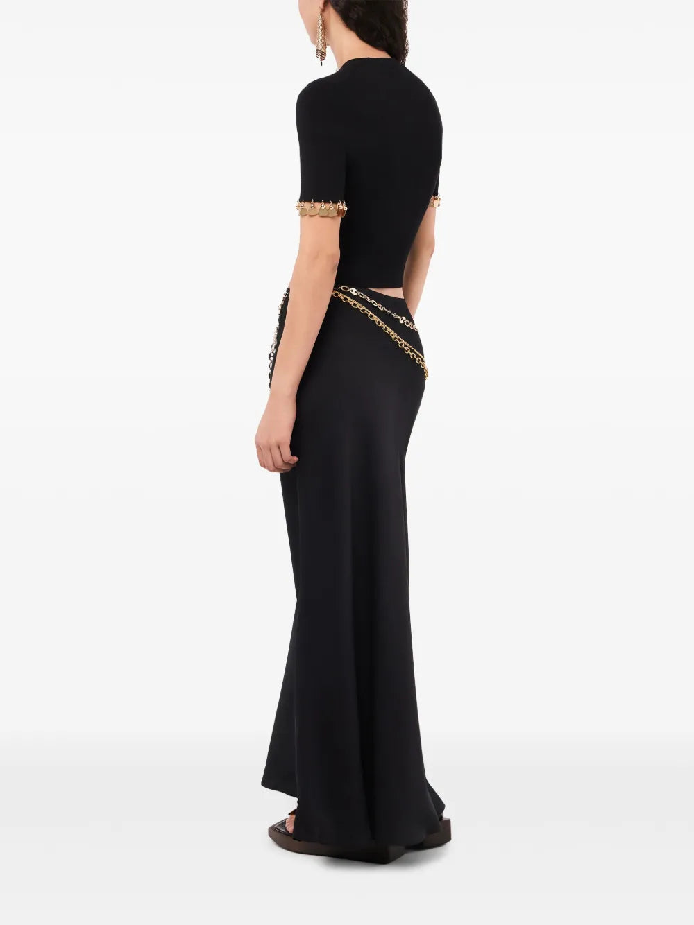 Top orné de clous - Black