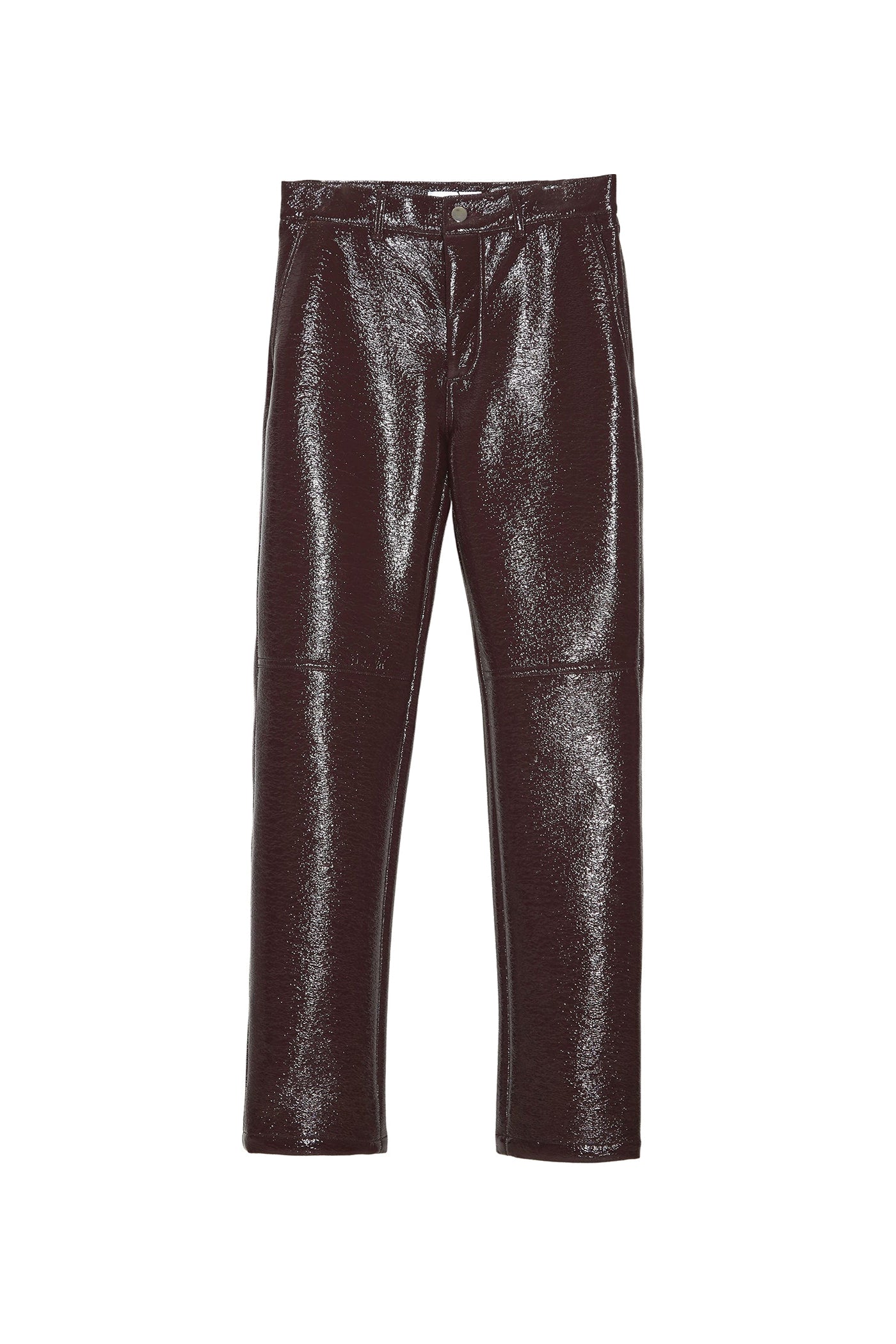 Pantalon Iggy en vinyle - Bordeaux