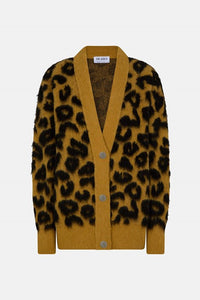 Cardigan Keira - Mustard/black