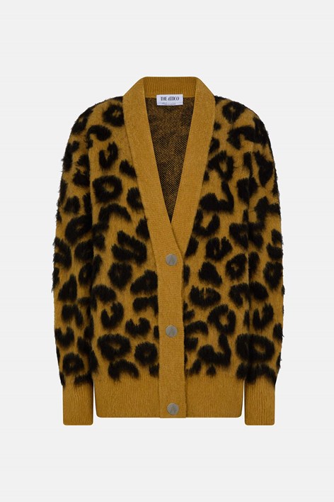 Cardigan Keira - Mustard/black