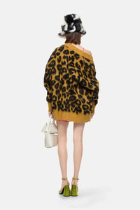 Cardigan Keira - Mustard/black