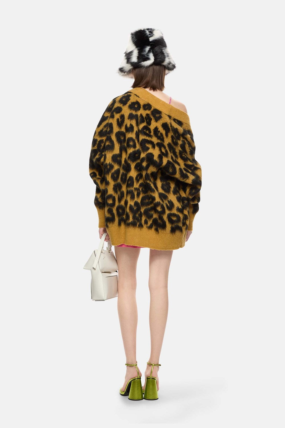 Cardigan Keira - Mustard/black