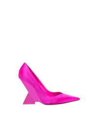 Escarpins Cheope 105 en satin - Fuchsia