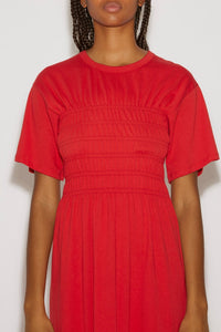 Robe midi Lashes - Rouge