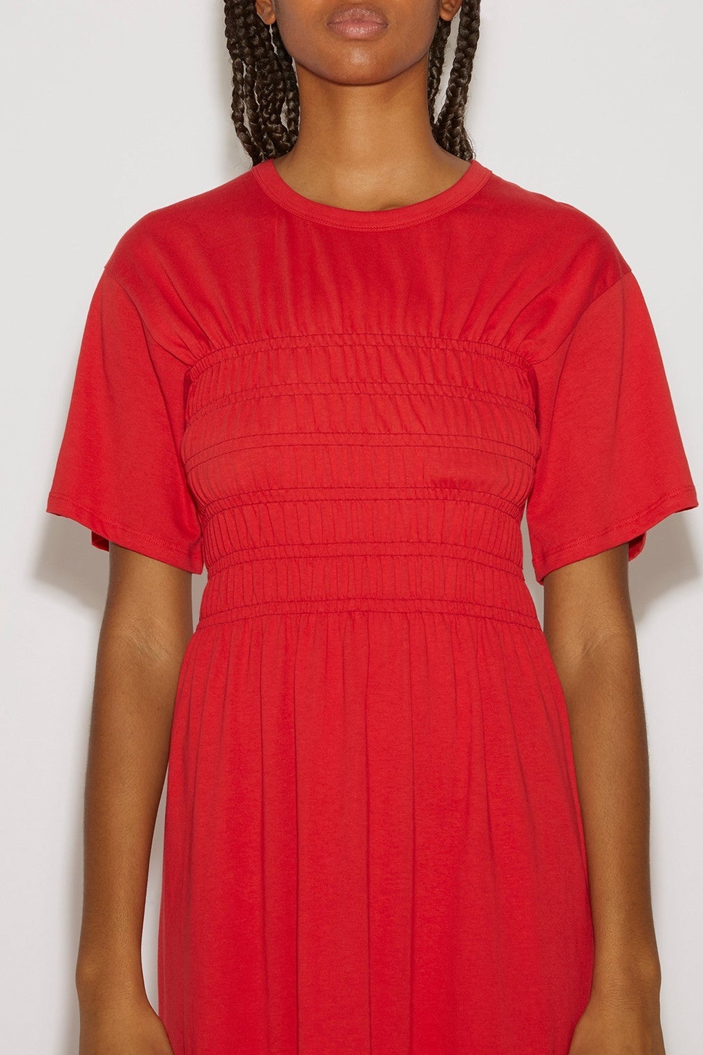 Robe midi Lashes - Rouge