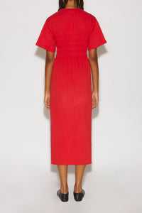 Robe midi Lashes - Rouge