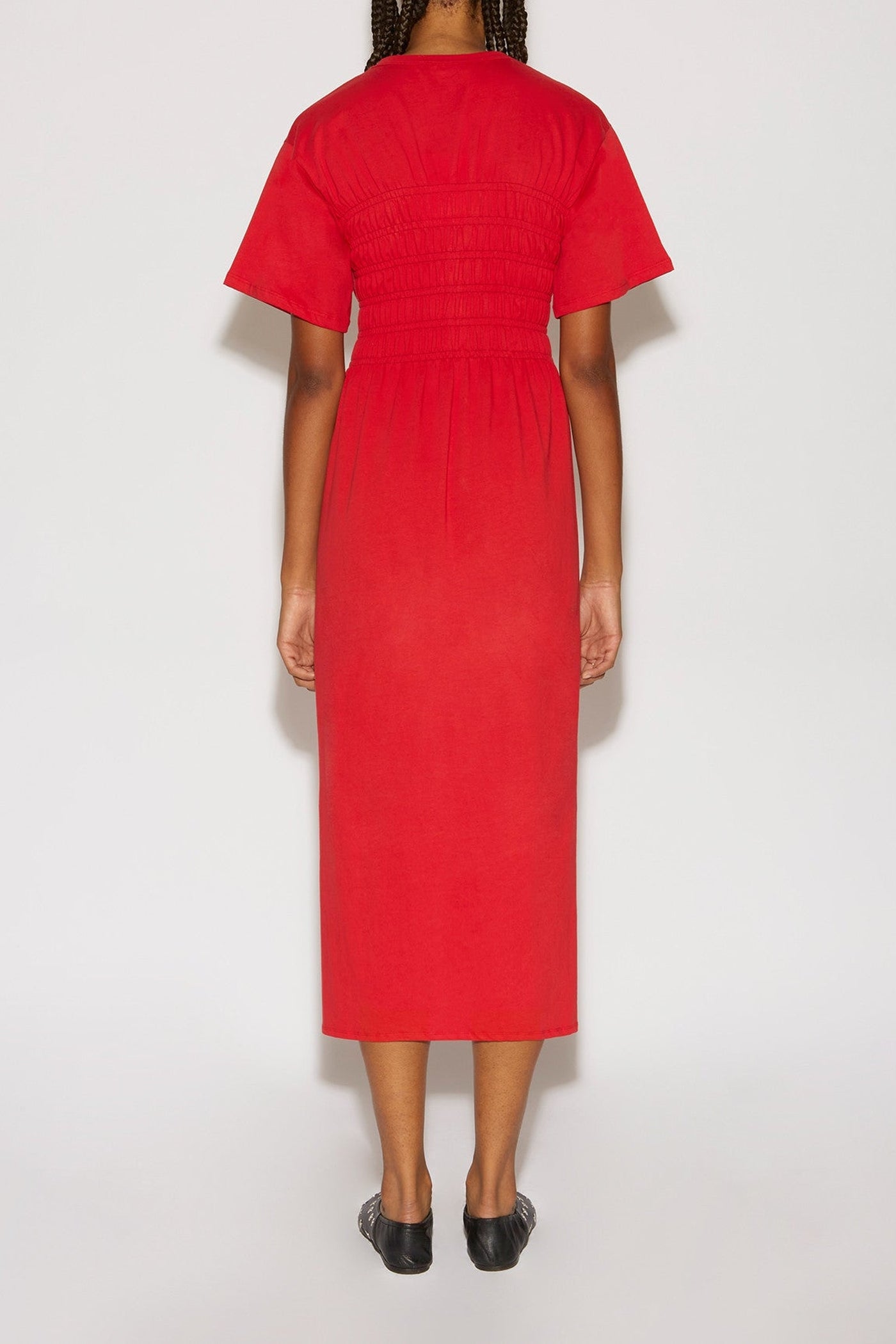 Robe midi Lashes - Rouge