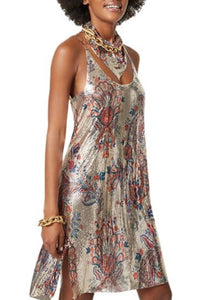 Paisley Light Gold Robe - Paisley Light Gold