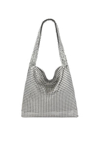 Sac cabas souple porté épaule - Silver