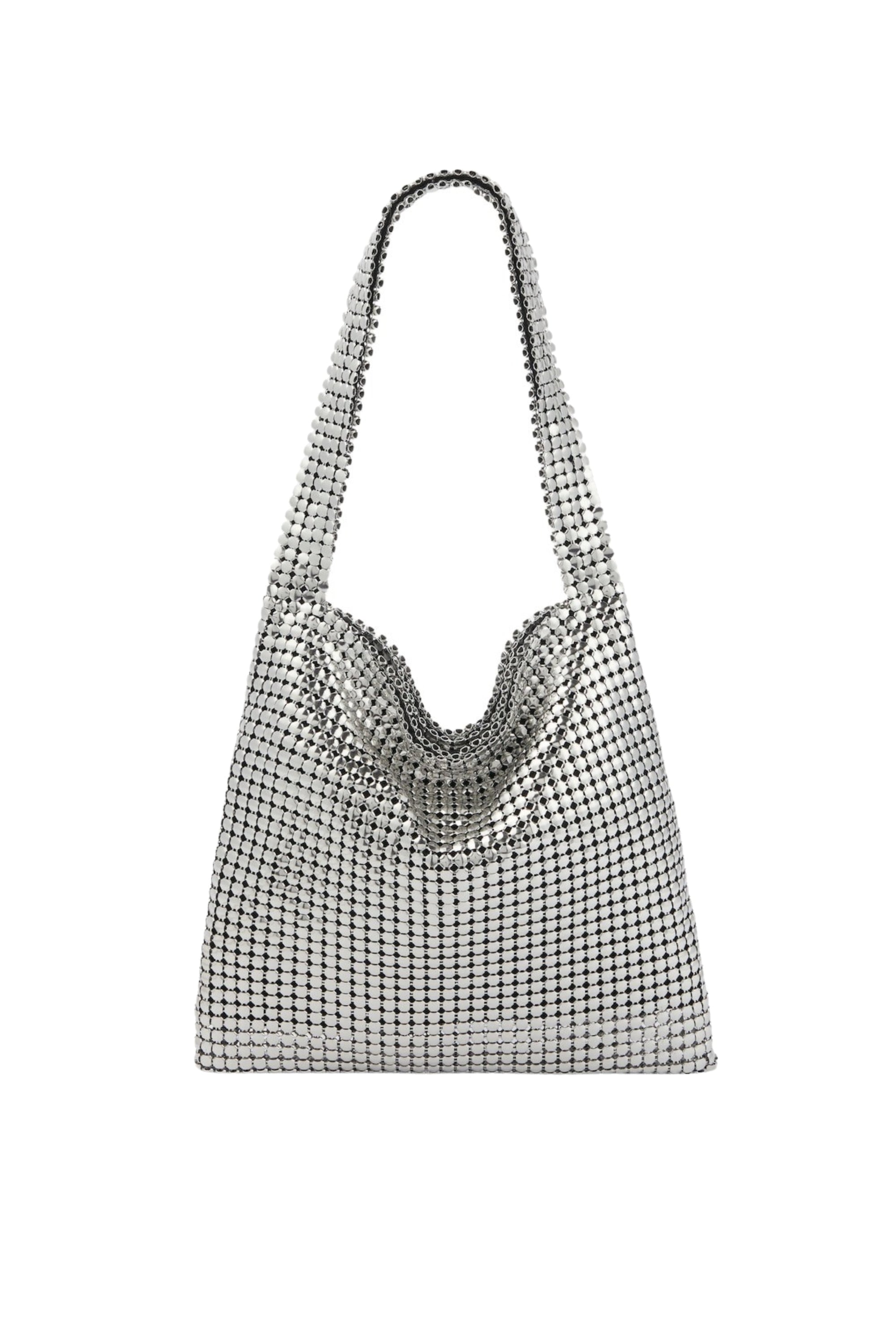 Sac cabas souple porté épaule - Silver