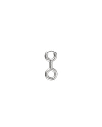 Boucles d'oreilles Binary Chain en argent - Argent