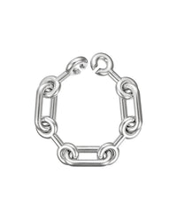 Bracelet maxi Binary chain en argent - Argent