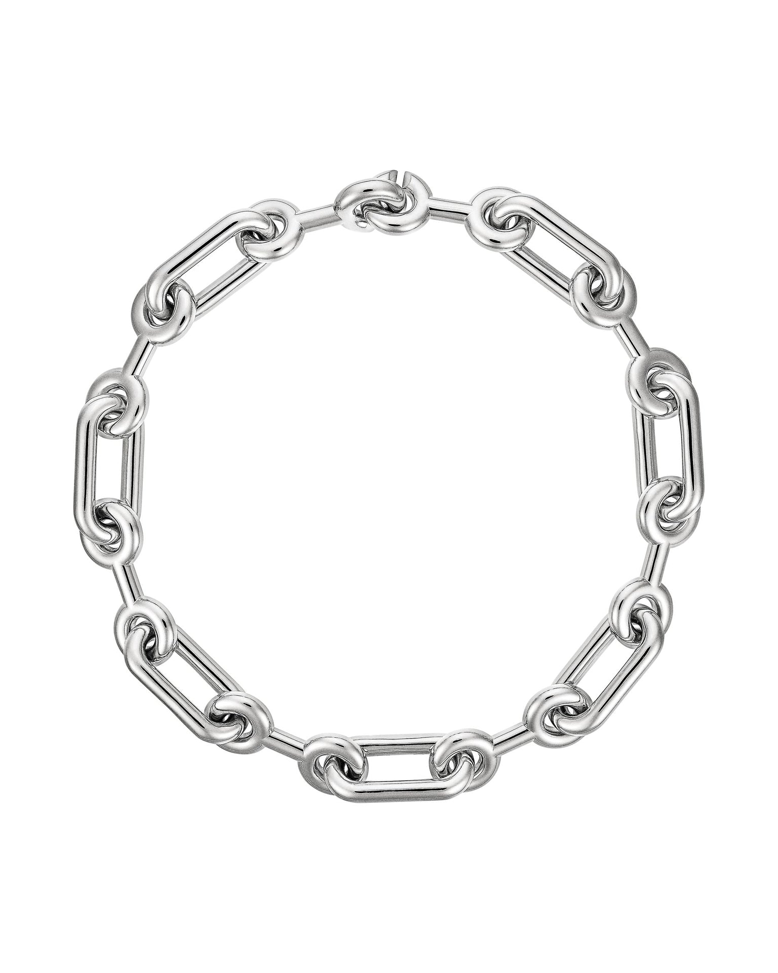 Collier maxi Binary chain en argent - Argent