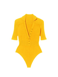 55€ / 17 sold //36 QTY / ST47%   Body Yauco à col polo - Yellow