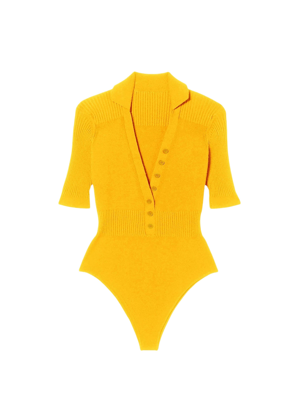 55€ / 17 sold //36 QTY / ST47%   Body Yauco à col polo - Yellow